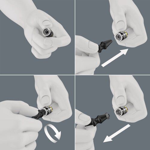  Zyklop Speed Knarren, 1/4" 8100 SA All-in Zyklop Speed-Knarrensatz, mit Haltefunktion, 1/4"-Antrieb, metrisch, 42-teilig 12453202