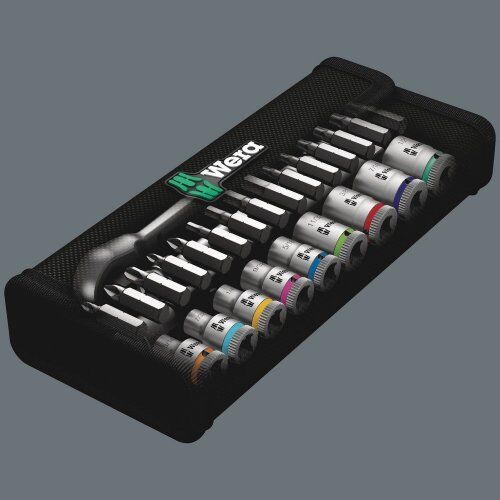  Die Zyklop Metal Knarren Switch, 1/4" 8100 SA 11 Zyklop Metal-Knarrensatz, Umschalthebel, 1/4"-Antrieb, zöllig, 28-teilig 12453198
