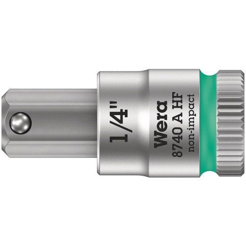  Zyklop Knarren Zubehör, 1/4" 8740 A HF Zyklop Bitnuss mit 1/4"-Antrieb, mit Haltefunktion für Innensechskantschrauben, 1/4" x 28 mm 12453274