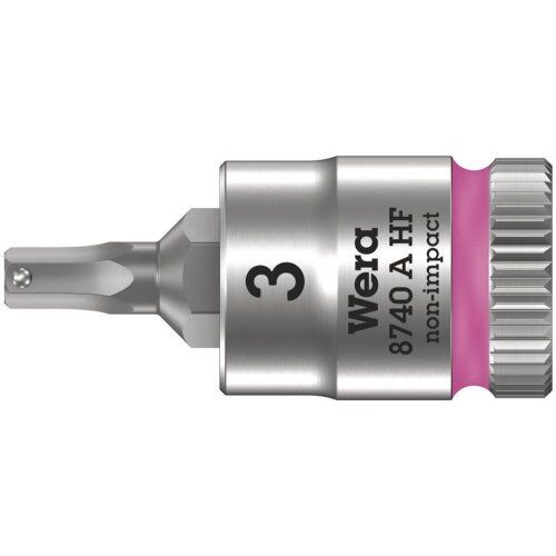  Zyklop Knarren Zubehör, 1/4" 8740 A HF Zyklop Bitnuss mit 1/4"-Antrieb, mit Haltefunktion für Innensechskantschrauben, 3 x 28 mm 12453294