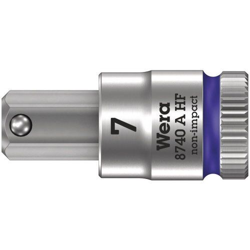  Zyklop Knarren Zubehör, 1/4" 8740 A HF Zyklop Bitnuss mit 1/4"-Antrieb, mit Haltefunktion für Innensechskantschrauben, 7 x 28 mm 12453278