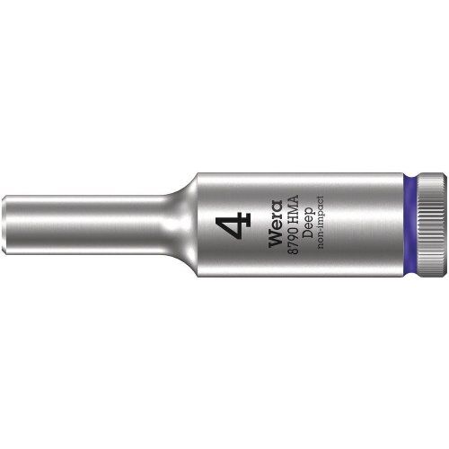  Zyklop Knarren Zubehör, 1/4" 8790 HMA Deep Steckschlüsseleinsatz mit 1/4"-Antrieb, 4 x 50 mm 12453253