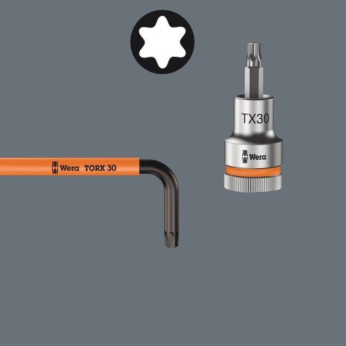  Winkelschlüssel für TORX®-Schrauben 967 SPKXL TORX Winkelschlüssel Multicolour, lang, TX 40 x 224 mm 12452690