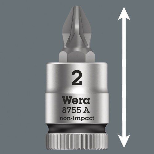  Zyklop Knarren Zubehör, 1/4" 8755 A Pozidriv Zyklop Bitnuss mit 1/4"-Antrieb, PZ 1 x 28 mm 12453235