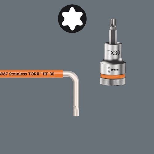  Winkelschlüssel für TORX®-Schrauben 3967 SXL HF TORX Winkelschlüssel Multicolour mit Haltefunktion, lang, Edelstahl, TX 9 x 101 mm 12452676