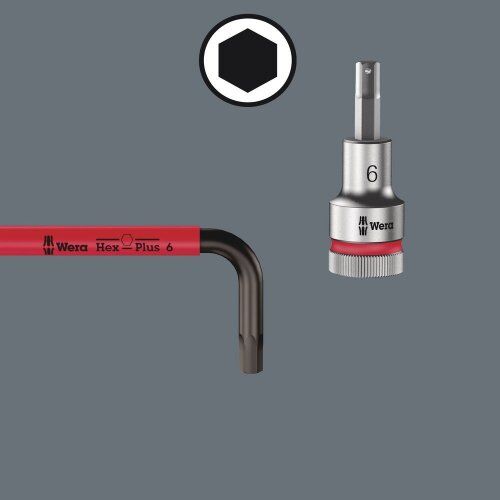  Innensechskantschlüssel Wera 950/9 Hex-Plus Multicolour HF 1 Winkelschlüsselsatz, metrisch, BlackLaser, mit Haltefunktion, 9-teilig 12451896