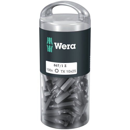  Bits für TORX®-Schrauben 867/1 TORX DIY 100, TX 10 x 25 mm, 100-teilig 12454115