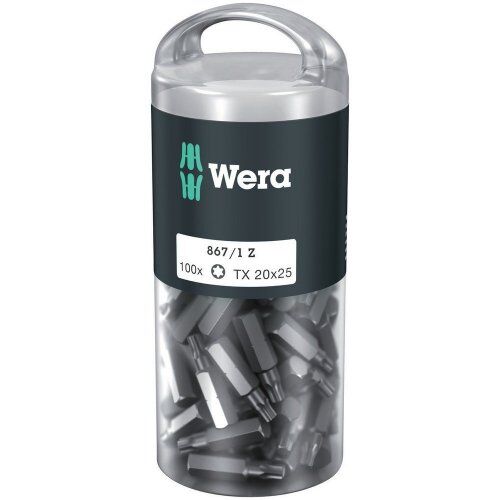  Bits für TORX®-Schrauben 867/1 TORX DIY 100, TX 20 x 25 mm, 100-teilig 12454193