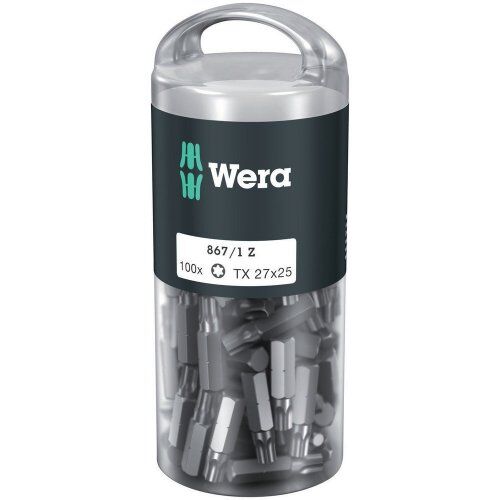  Bits für TORX®-Schrauben 867/1 TORX DIY 100, TX 27 x 25 mm, 100-teilig 12454231