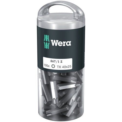  Bits für TORX®-Schrauben 867/1 TORX DIY 100, TX 40 x 25 mm, 100-teilig 12454037