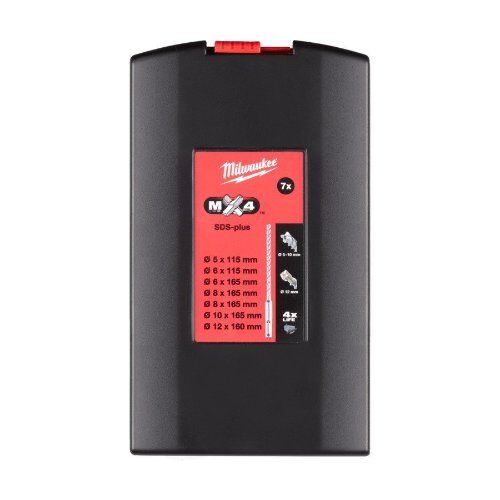  Beton und Stein SDS-Plus HAMMERBOHRERKASSETTE SDS+ MX4 (7TLG.) 12440467