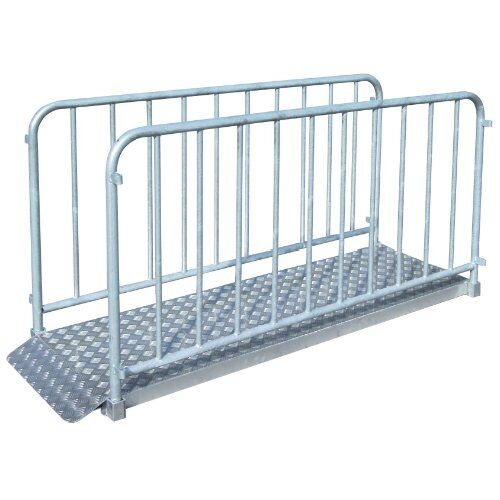  Eingangsschleusen müba-Bodenteil für Eingangsschleuse aus geriffelten Aluminiumblech, Maße 2,00 x 0,70x 0,10 m 12444565