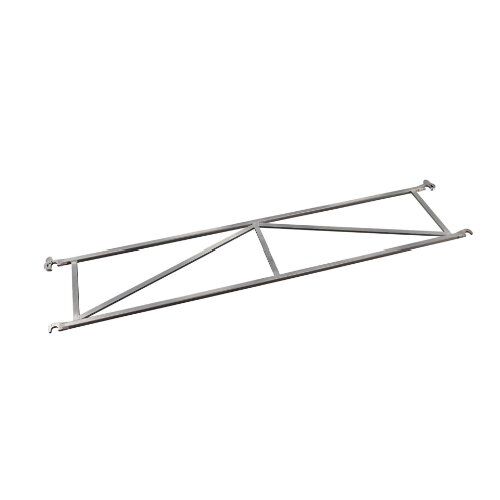  Einzelteile Alu-Rollgerüst müba-Geländerrahmen Typ F für Aluminium-Fahrgerüst, Länge 2,50 m 12444781