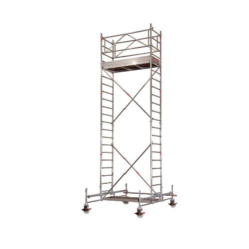  Typ 70/X-180 müba-Alu-Fahrgerüst Typ 70/4-180, Arbeitshöhe 6,65 m 12444756