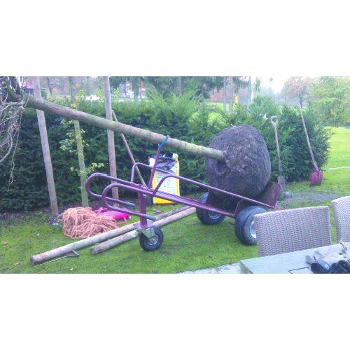 Transport- und Sackkarren müba-Schwerlast-Sackkarre, mit Kugellagerbereifung Ø 400 x 170 mm 12444430