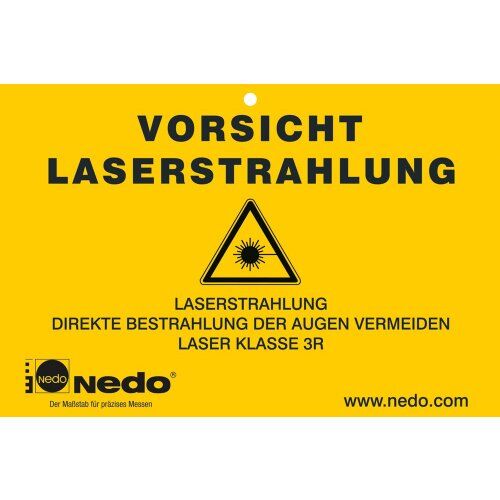  Nedo Zubehör Nedo Laserwarnschild 12445348
