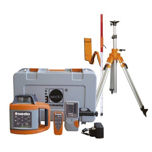  Akku Laser Nedo Rotationslaser SIRIUS 1 HV green Set 1 Laserklasse 2 12445108