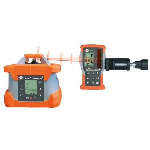  Akku Laser Nedo Rotationslaser PRIMUS 2 HVA Laserklasse 2 inkl. Laserempfänger COMMANDER 2 HVA 12445138