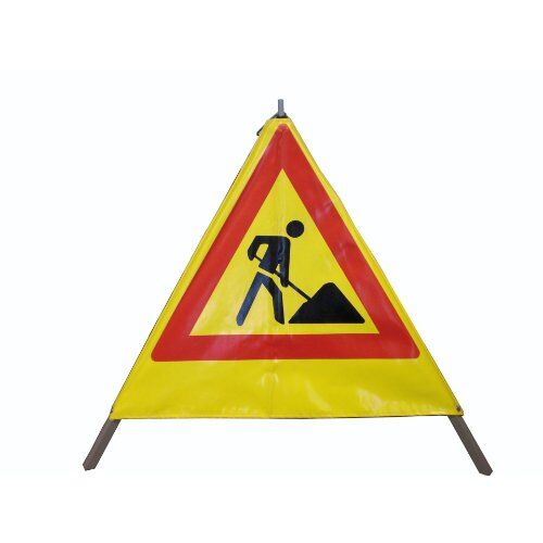  Warnpyramiden NESTLE Warnpyramide 90cm WAPY 90G, leichtes Gest. mit Mittelfuß 12385329