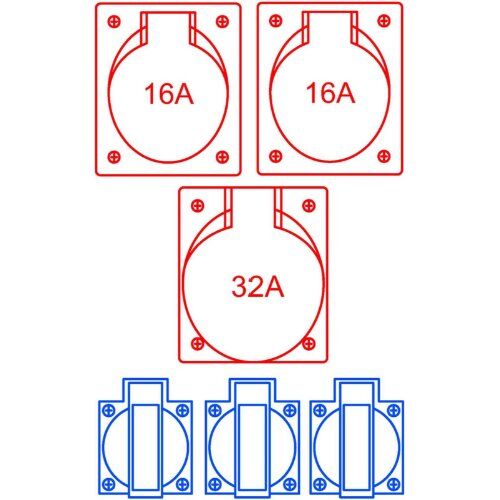  Steckdosenverteiler Profil Steckdosenverteiler P-SVG32/31-3 12427551