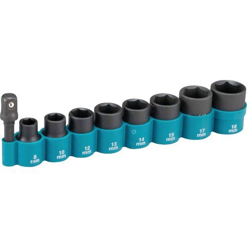  3/8-Aussenvierkant Makita Steckschlüssel-Set 9-tlg. 3/8" 12425328