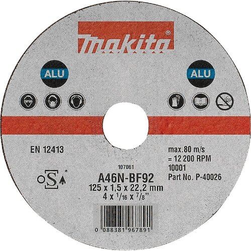  Zukünft. Auslaufmodelle Makita Trennscheibe 115 x 1,5 mm, ALU 12424915