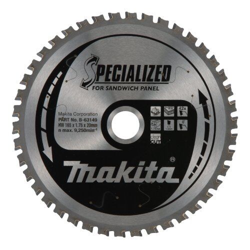  Specialized Metall Makita SPECIALIZED Sägeblatt 165 x 20 x 42Z 12426826