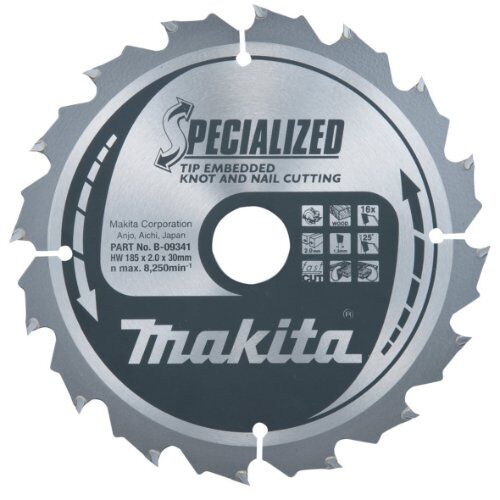  Specialized eingebettete Schneiden Kappsäge Makita SPECIALIZED Sägeblatt 190 x 20 x 40Z 12426867