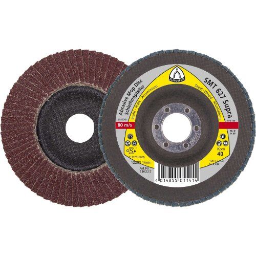  SMT 314 Schleifmopteller Klingspor SMT 314 Schleifmopteller 115 x 22,23 mm Korn 60 gewölbt 12457960
