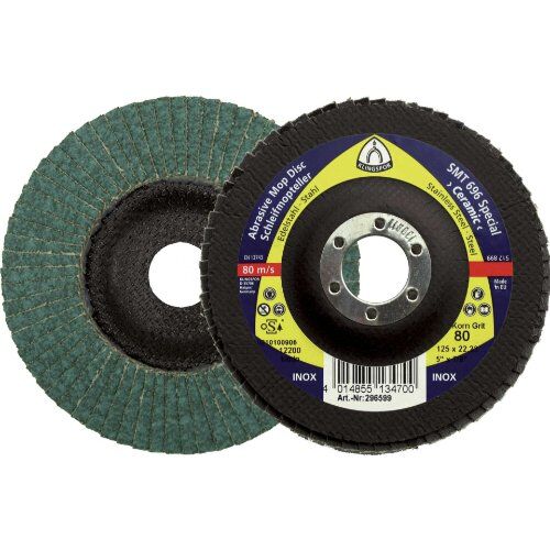  SMT 996 Schleifmopteller Multibindung Klingspor SMT 996 Schleifmopteller Multibindung Keramik 125 x 22,23 mm Korn 60 gewölbt 12458098