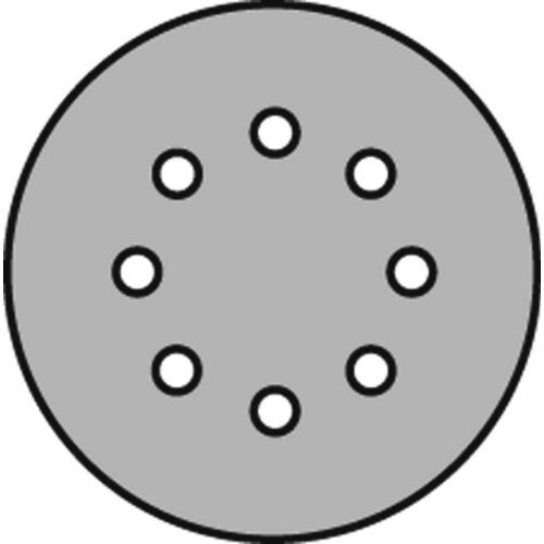  KLINGSPOR Klett-Schleifscheibe PS 22 K PS 22 K Scheiben kletthaftend 125 mm Korn 80 Lochform S5 12459345