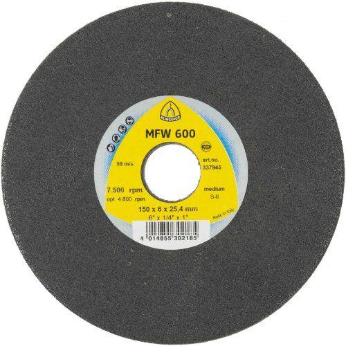  KLINGSPOR Kompaktscheibe MFW 600 Siliziumkarbid MFW 600 Kompaktscheiben, 150 x 3 x 25,4 mm Medium Siliziumkarbid 12459474