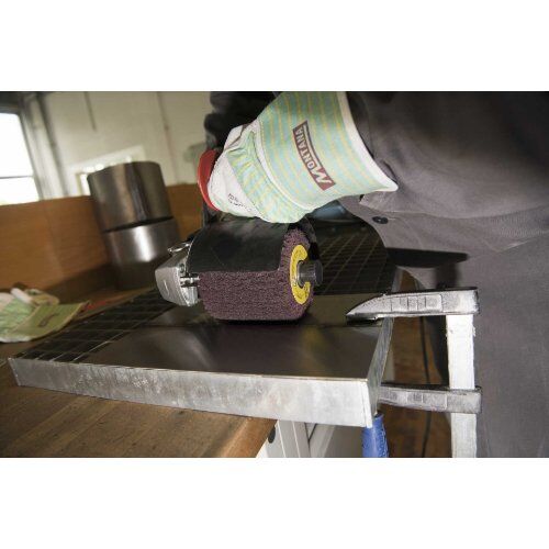  KLINGSPOR Satinierwalze NFW 600 S für Metall Universal, Edelstahl NFW 600 Vlieswalzen 100 x 100 x 19 mm Coarse Korund 12459753