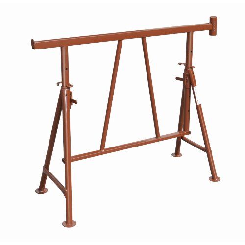  Stahlrohr-Gerückbock müba-Stahlrohr-Gerüstbock,1,20 m breit, Höhenverstellbar von 0,75 - 1,30 m, Tragfähigkeit 1500kg, lackiert 12444226