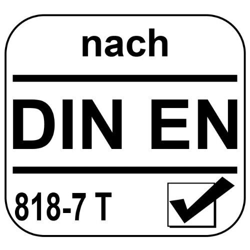  Hebezeugketten (T), für handbetriebene Hebezeuge (mit H-Stempel) Hebezeugkette (handbetriebene Hebezeuge), GK8, galv. verz.., 7x21 mm 12398546