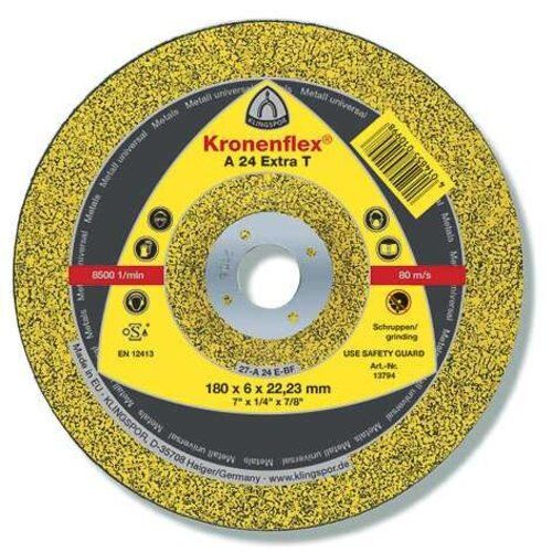  Schruppschleifscheibe A 24 EX-T Schruppscheiben 180 x 8 x 22,23 mm gekröpft 12460508