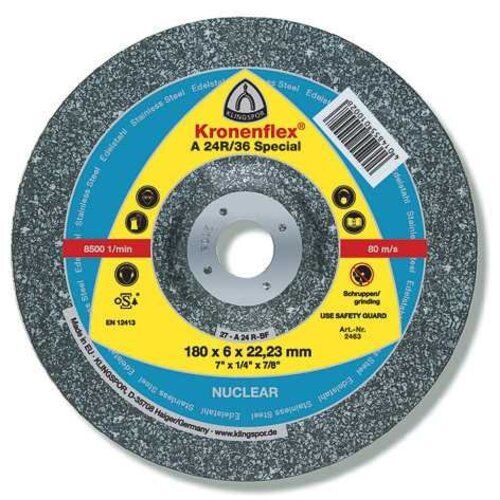  Schruppschleifscheibe A 24 R 36 Schruppscheiben 115 x 6 x 22,23 mm gekröpft 12460512