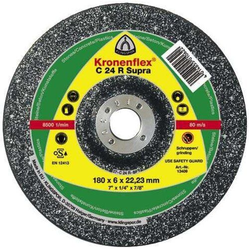  Schruppschleifscheibe C 24 R Schruppscheiben 125 x 6 x 22,23 mm gekröpft 12460518