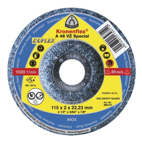  Schruppschleifscheibe A 46 VZ Schruppscheiben 115 x 2 x 22,23 mm gekröpft 12460525