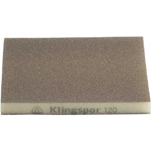  KLINGSPOR Schleifschwamm SW 501 Korund SW 501 Schleifschwämme Korund 123 x 96 x 12,5 mm Korn 120 12460194
