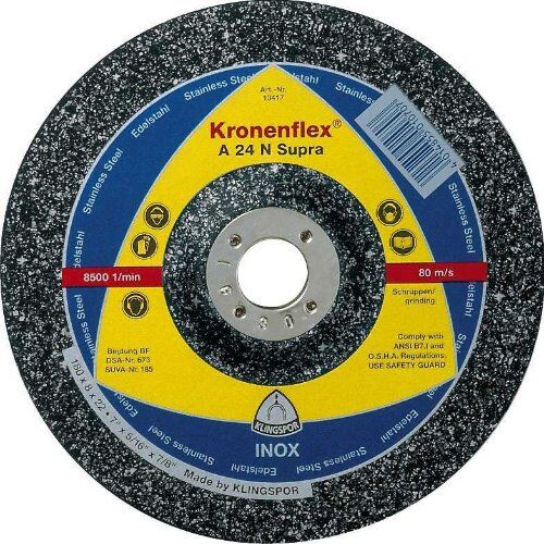  Schleifen und Polieren A 24 N Schruppscheiben 125 x 6 x 22,23 mm gekröpft 12457685