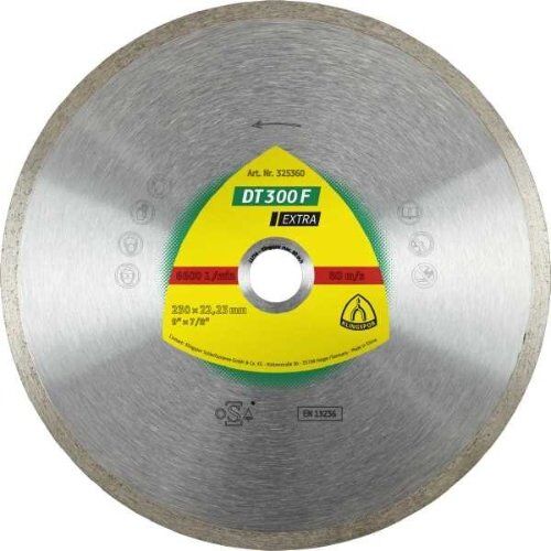  Klingspor Extra DT 300 F Diamanttrennscheiben DT 300 F Diamanttrennscheiben 115 x 1,6 x 22,23 mm 1,6 x 7 mm geschlossener Rand 12460629
