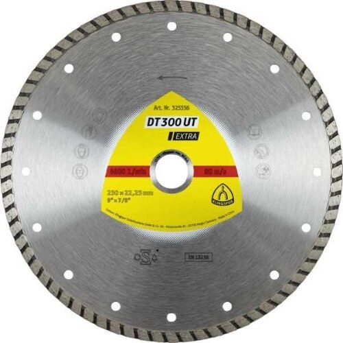  Klingspor Extra DT 310 UT Diamanttrennscheiben DT 310 UT Diamanttrennscheiben, 115 x 2 x 22,23 mm 2 x 10 mm, geschlossener Rand Turbo 12460651