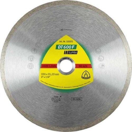  Klingspor Supra DT 600 F Diamanttrennscheiben DT 600 F Diamanttrennscheiben 150 x 1,6 x 22,23 mm 1,6 x 7 mm geschlossener Rand 12460806