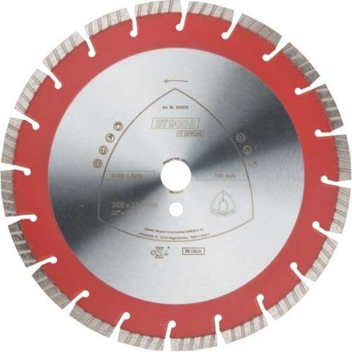  Klingspor Special DT 900 B Diamantgroßtrennscheiben DT 900 B Diamanttrennscheiben 300 x 2,8 x 20 mm 20 Segmente 40 x 2,8 x 12 mm Standard Turbo 12460672