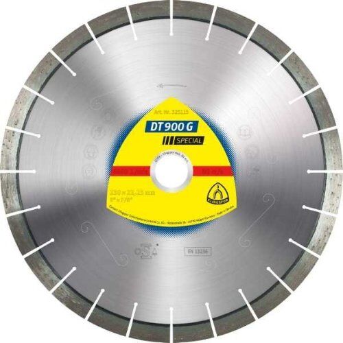  Klingspor Special DT 900 G Diamanttrennscheiben DT 900 G Diamanttrennscheiben 125 x 2,5 x 22,23 mm 13 Segmente 28 x 2,5 x 12 mm Trapezform 12460701