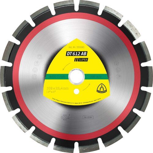  Klingspor DT 612 AB Diamantgroßtrennscheiben DT 612 AB Diamanttrennscheiben, 350 x 3,2 x 20 mm 21 Segmente 40 x 3,2 x 10 mm, Weitverzahnt 12460626