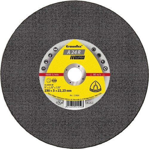  Klingspor A 24 R SUPRA Trennscheibe A 24 R Trennscheiben 180 x 3,5 x 22,23 mm gekröpft 12460913