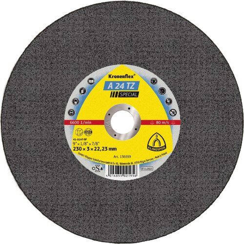  Klingspor A 24 TZ SPECIAL Trennscheibe A 24 TZ Trennscheiben 115 x 2,5 x 22,23 mm gekröpft 12460927