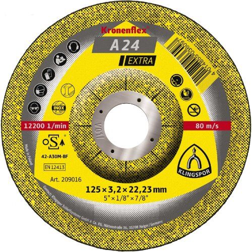  Klingspor A 24 EXTRA Trennscheiben A 24 EX Trennscheiben 125 x 3,2 x 22,23 mm gekröpft 12460885